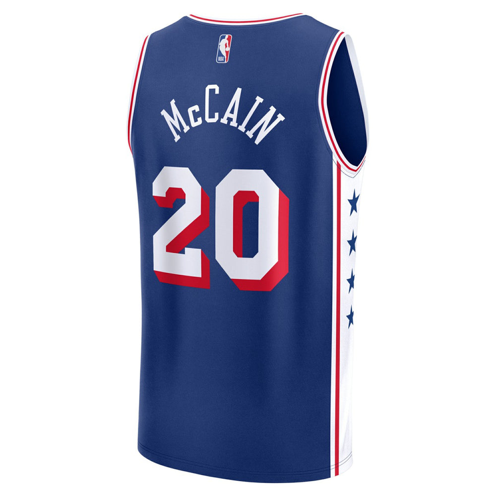 Jared McCain Philadelphia 76ers 2024 NBA Draft Fast Break Player Jersey Icon Edition Royal | Fanatics US