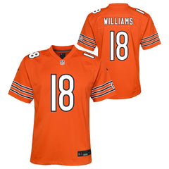 Nike Caleb Williams Chicago Bears Youth Game Jersey Orange
