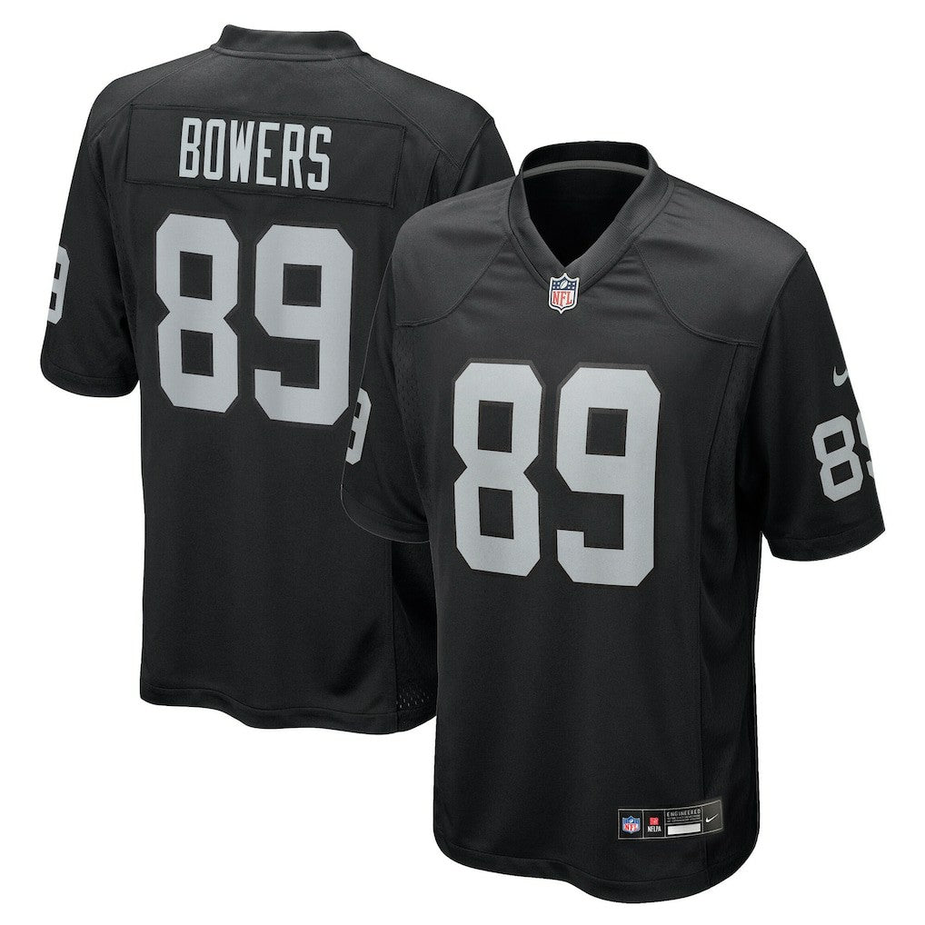 Nike Brock Bowers Las Vegas Raiders Youth Game Jersey Black
