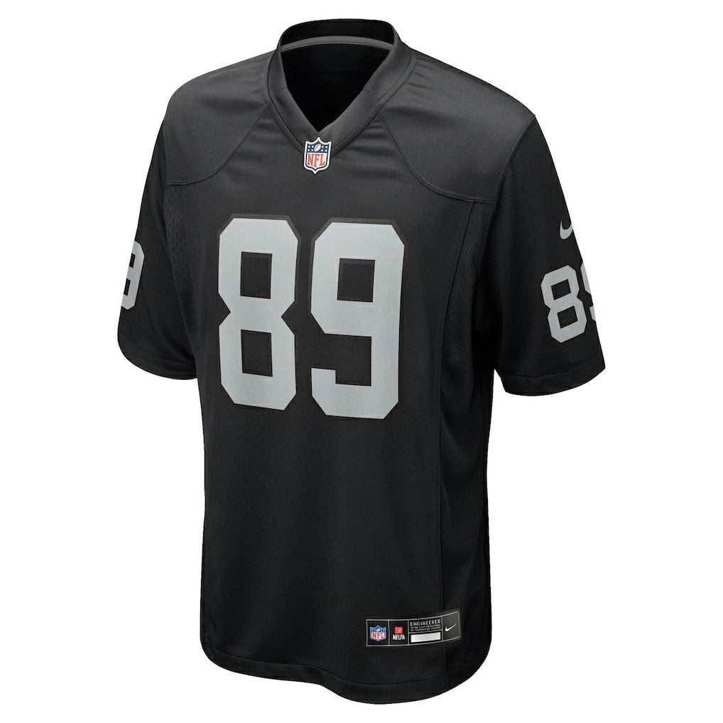 Nike Brock Bowers Las Vegas Raiders Youth Game Jersey Black