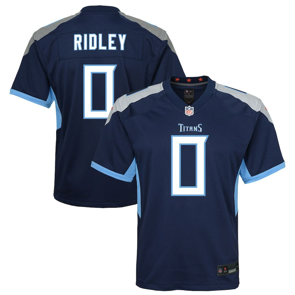 Nike Calvin Ridley Tennessee Titans Youth Game Jersey Navy
