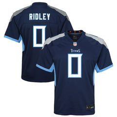 Nike Calvin Ridley Tennessee Titans Youth Game Jersey Navy