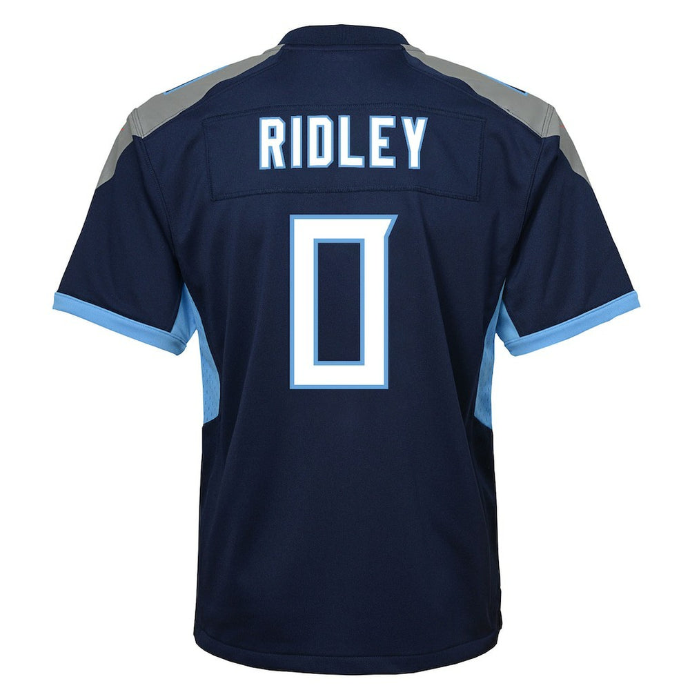 Nike Calvin Ridley Tennessee Titans Youth Game Jersey Navy
