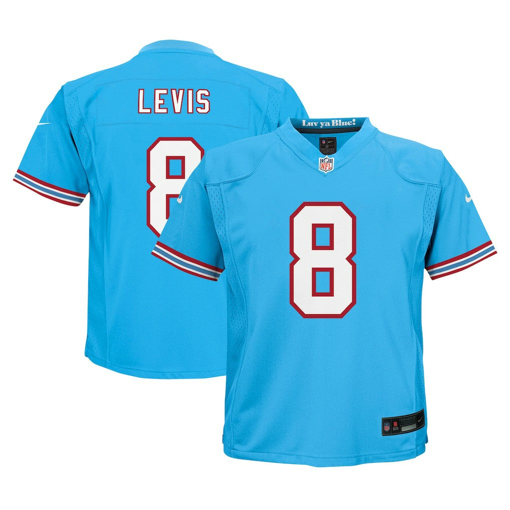 Nike Will Levis Tennessee Titans Preschool Alternate Player Game Jersey Light Blue