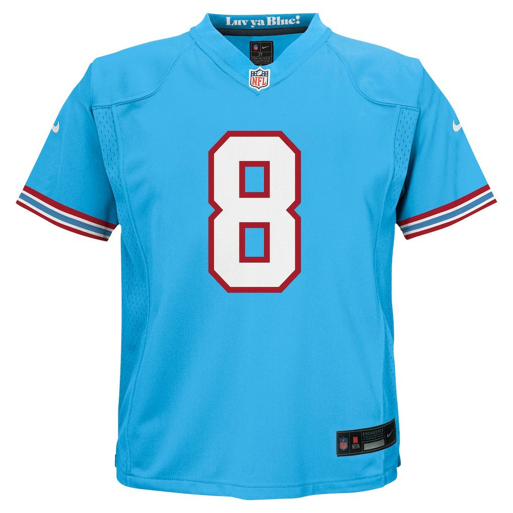 Nike Will Levis Tennessee Titans Preschool Alternate Player Game Jersey Light Blue