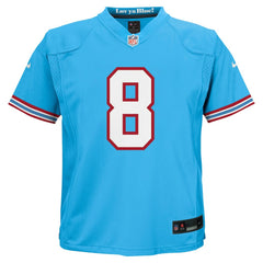 Nike Will Levis Tennessee Titans Preschool Alternate Player Game Jersey Light Blue