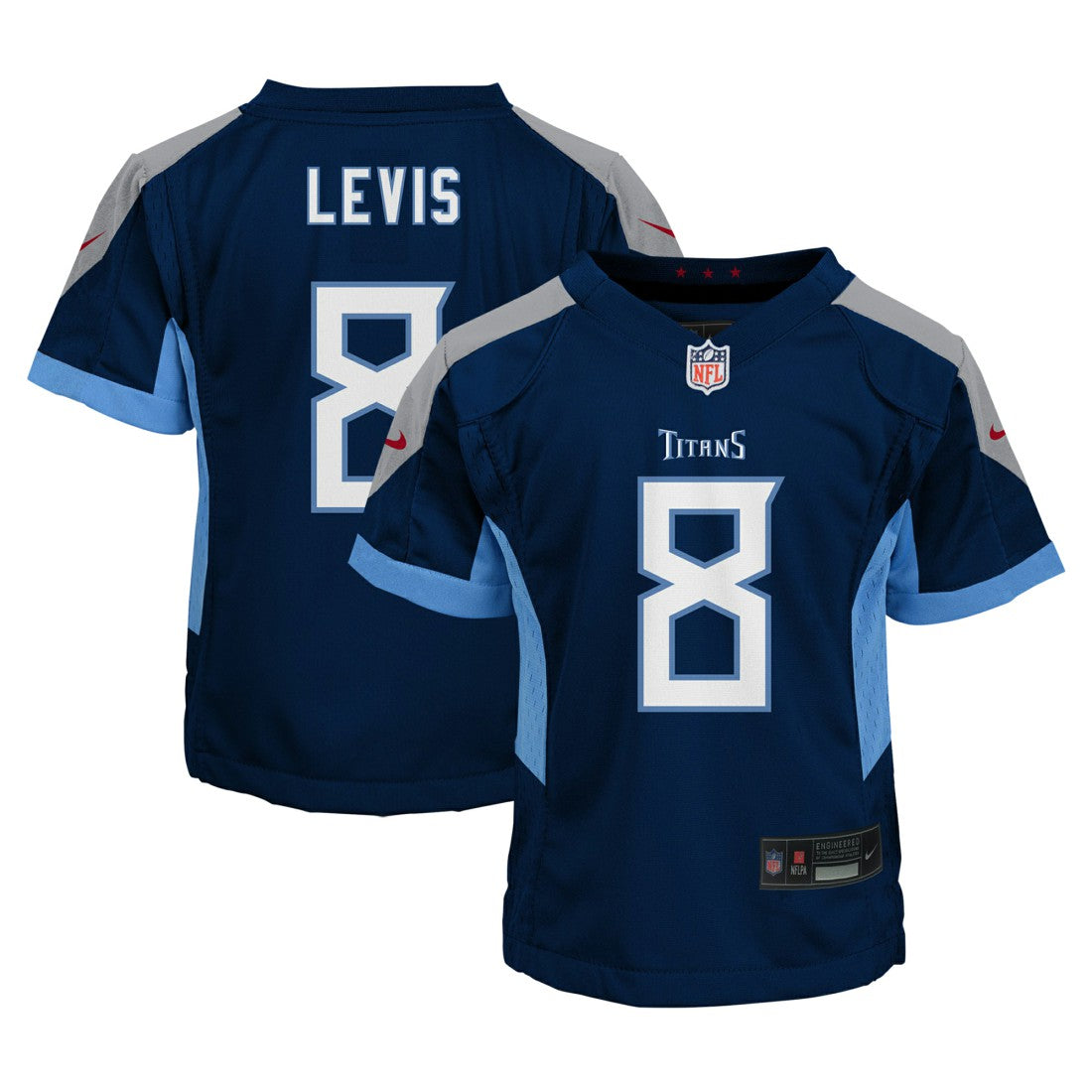 Nike Will Levis Tennessee Titans Preschool Game Jersey Navy