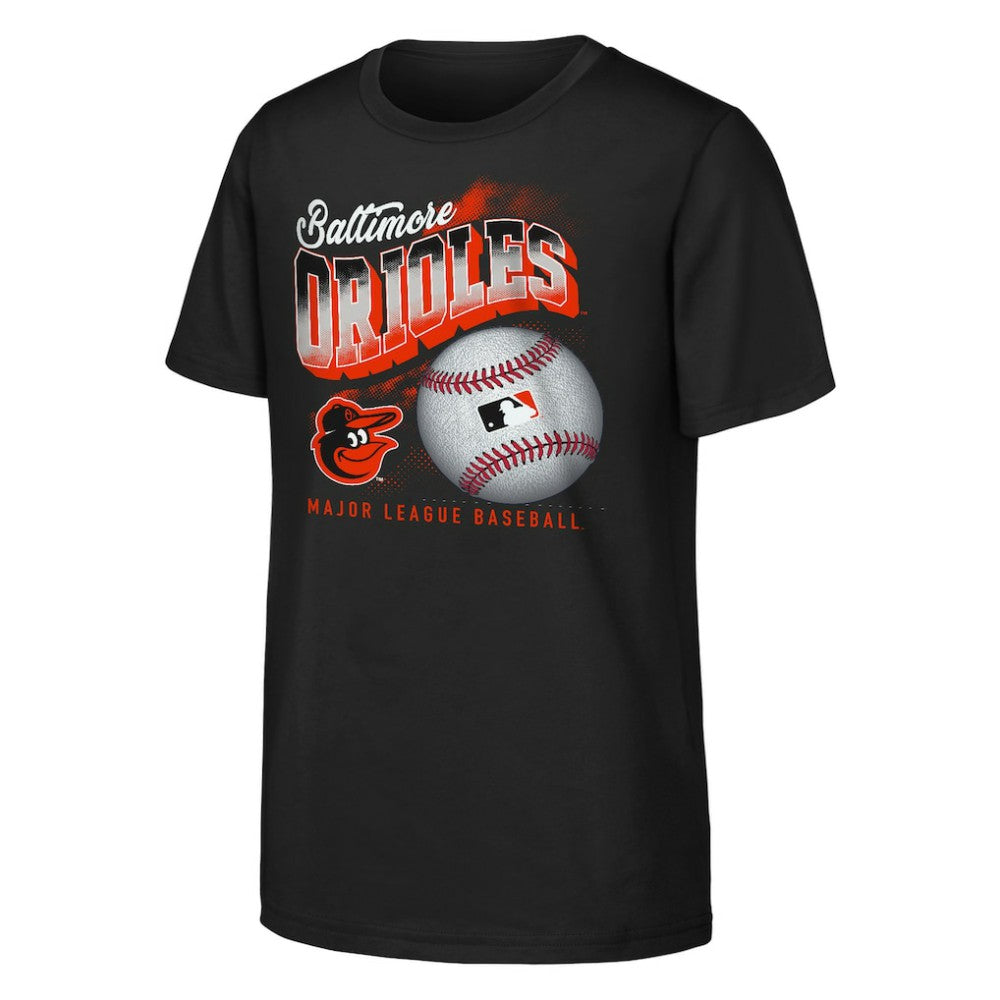 Baltimore Orioles Youth Outta Here T-Shirt - Black - MLB Discount
