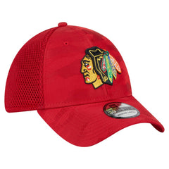 Chicago Blackhawks New Era Active Subtle Camo 39THIRTY Flex Hat - Red - NHL 201912179