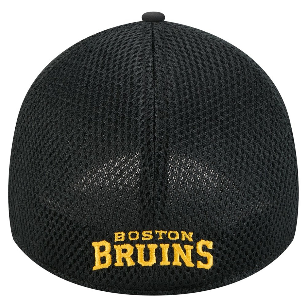 Boston Bruins New Era Linear Featherweight 39THIRTY Flex Hat - Black - NHL 201912196