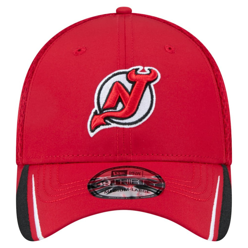 New Jersey Devils New Era Linear Featherweight 39THIRTY Flex Hat - Red - NHL 201912197
