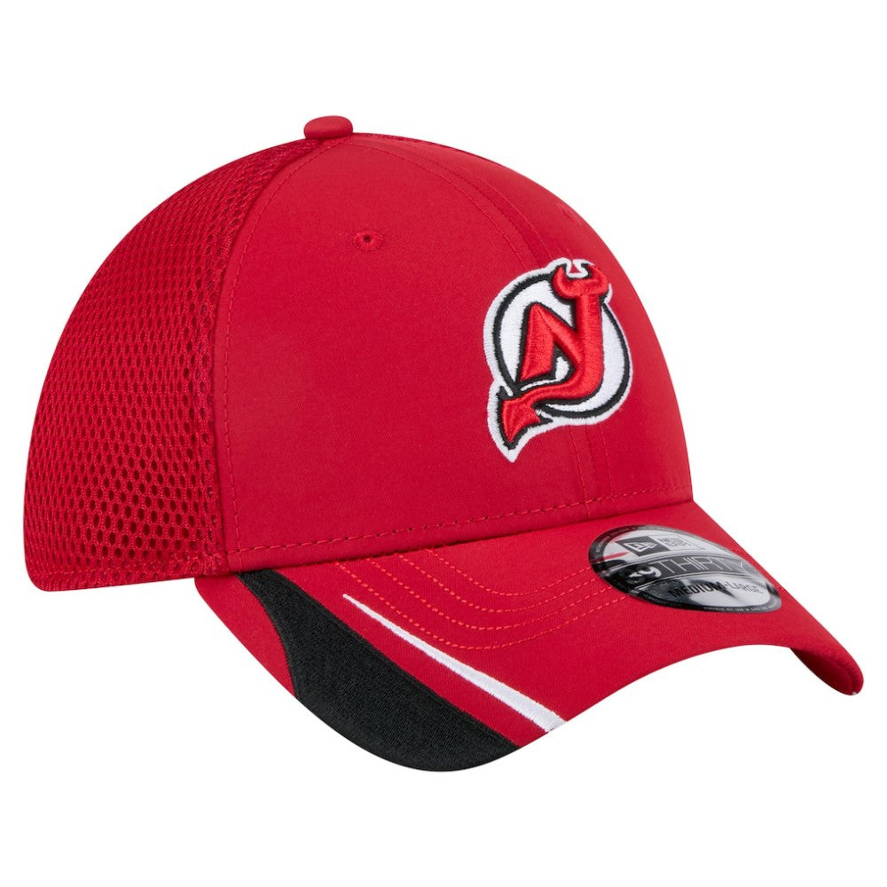 New Jersey Devils New Era Linear Featherweight 39THIRTY Flex Hat - Red - NHL 201912197