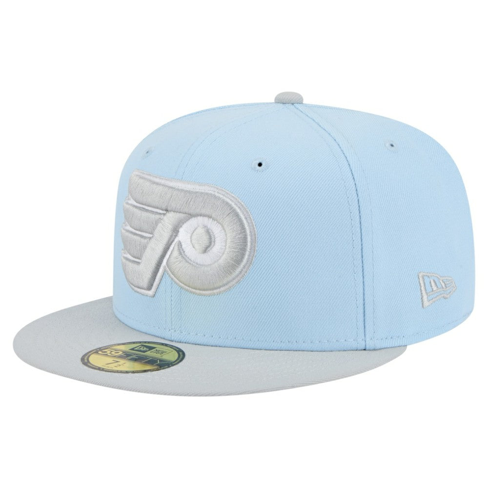 Philadelphia Flyers New Era Color Pack Two-Tone 59FIFTY Fitted Hat - Light Blue/Gray - NHL 201912225