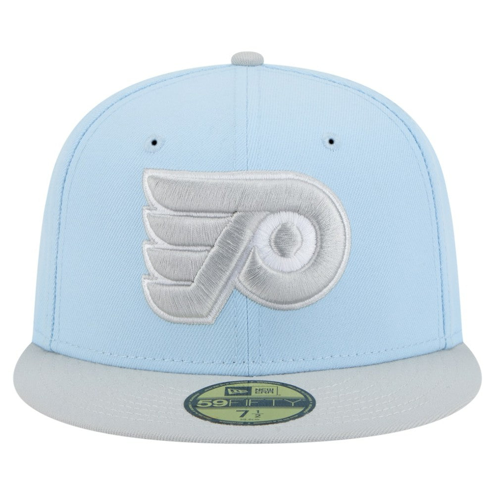 Philadelphia Flyers New Era Color Pack Two-Tone 59FIFTY Fitted Hat - Light Blue/Gray - NHL 201912225