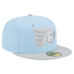 Philadelphia Flyers New Era Color Pack Two-Tone 59FIFTY Fitted Hat - Light Blue/Gray - NHL 201912225