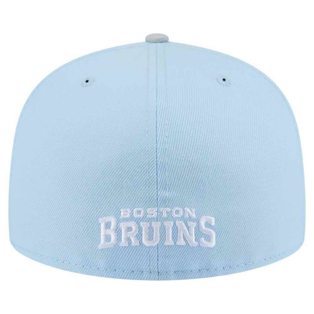 Boston Bruins New Era Color Pack Two-Tone 59FIFTY Fitted Hat - Light Blue/Gray - NHL 201912237