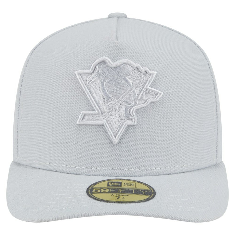 Pittsburgh Penguins New Era Color Pack A-Frame 59FIFTY Fitted Hat - Gray - NHL 201912242