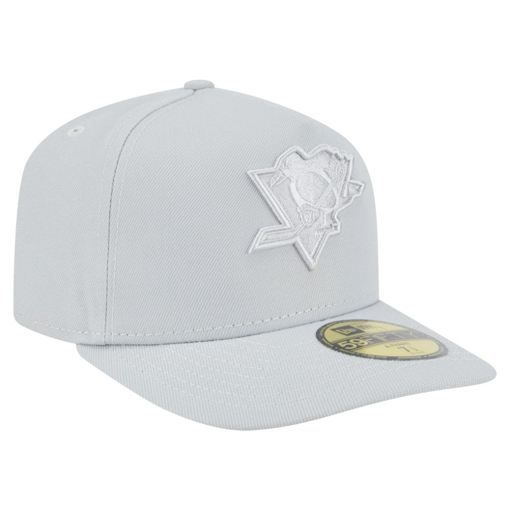 Pittsburgh Penguins New Era Color Pack A-Frame 59FIFTY Fitted Hat - Gray - NHL 201912242