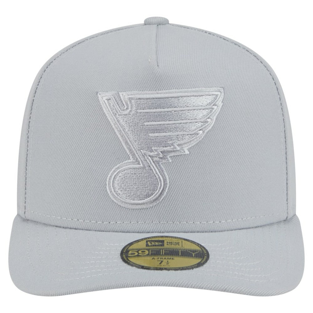 St. Louis Blues New Era Color Pack A-Frame 59FIFTY Fitted Hat - Gray - NHL 201912245