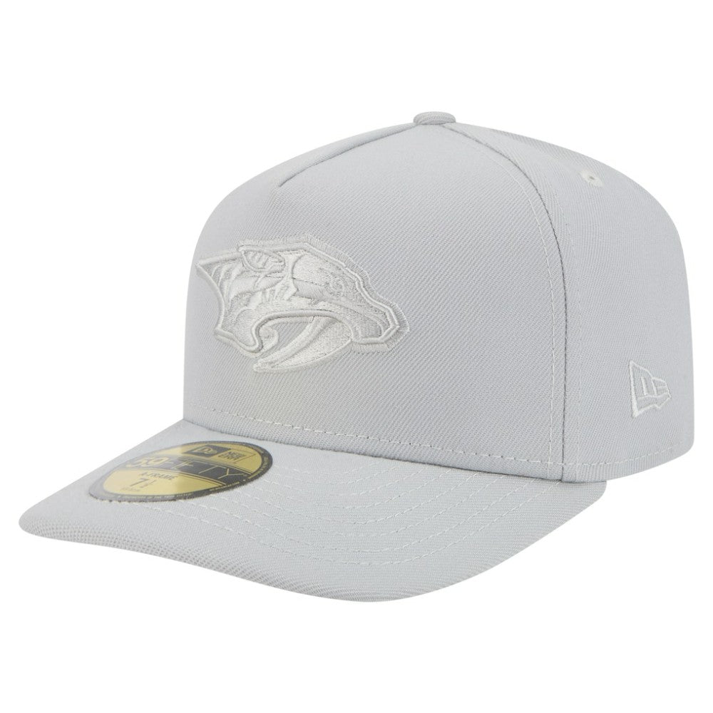 Nashville Predators New Era Color Pack A-Frame 59FIFTY Fitted Hat - Gray - NHL 201912246
