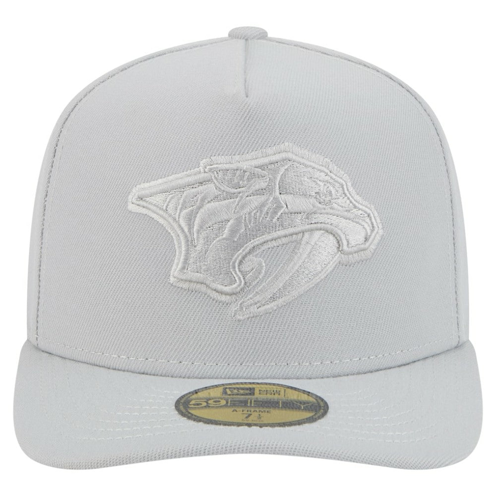 Nashville Predators New Era Color Pack A-Frame 59FIFTY Fitted Hat - Gray - NHL 201912246