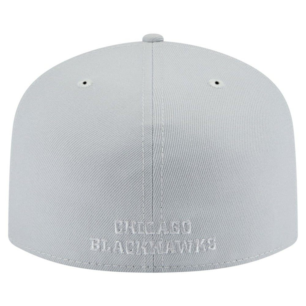 Chicago Blackhawks New Era Color Pack A-Frame 59FIFTY Fitted Hat - Gray - NHL 201912257
