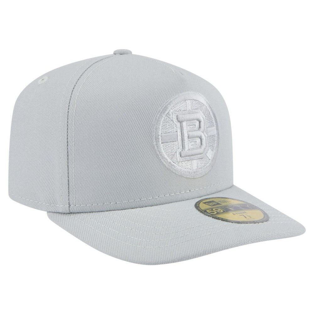 Boston Bruins New Era Color Pack A-Frame 59FIFTY Fitted Hat - Gray - NHL 201912260