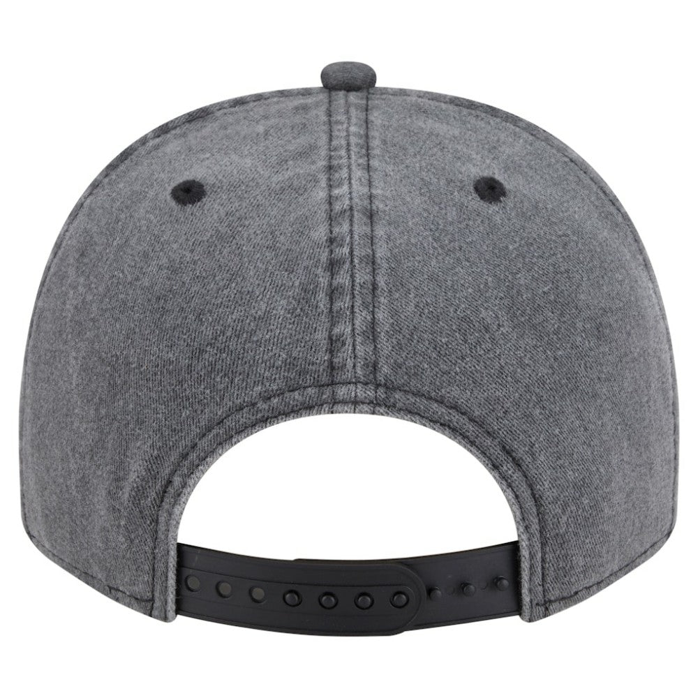 Los Angeles Kings New Era Throwback Washed A-Frame Pre-Curved 9FIFTY Snapback Hat - Charcoal - NHL 201912299