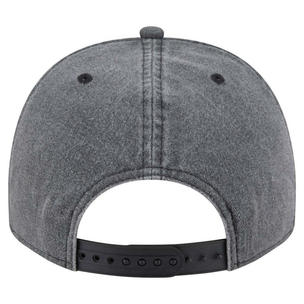 Boston Bruins New Era Throwback Washed A-Frame Pre-Curved 9FIFTY Snapback Hat - Charcoal - NHL 201912310