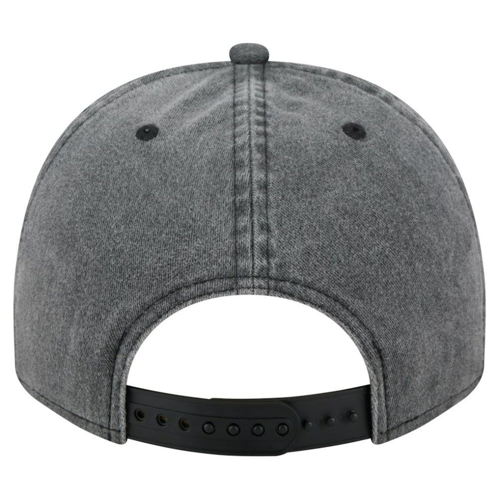 Carolina Hurricanes New Era Throwback Washed A-Frame Pre-Curved 9FIFTY Snapback Hat - Charcoal - NHL 201912312