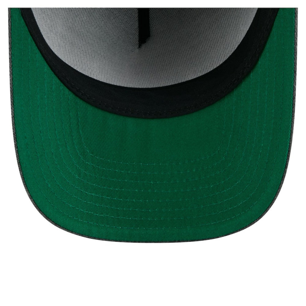 Carolina Hurricanes New Era Throwback Washed A-Frame Pre-Curved 9FIFTY Snapback Hat - Charcoal - NHL 201912312