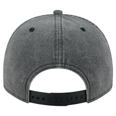Chicago Blackhawks New Era Throwback Washed A-Frame Pre-Curved 9FIFTY Snapback Hat - Charcoal - NHL 201912315