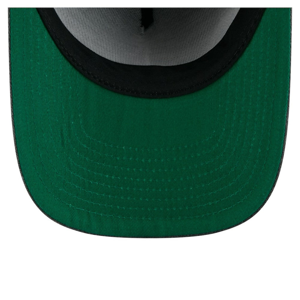 Chicago Blackhawks New Era Throwback Washed A-Frame Pre-Curved 9FIFTY Snapback Hat - Charcoal - NHL 201912315