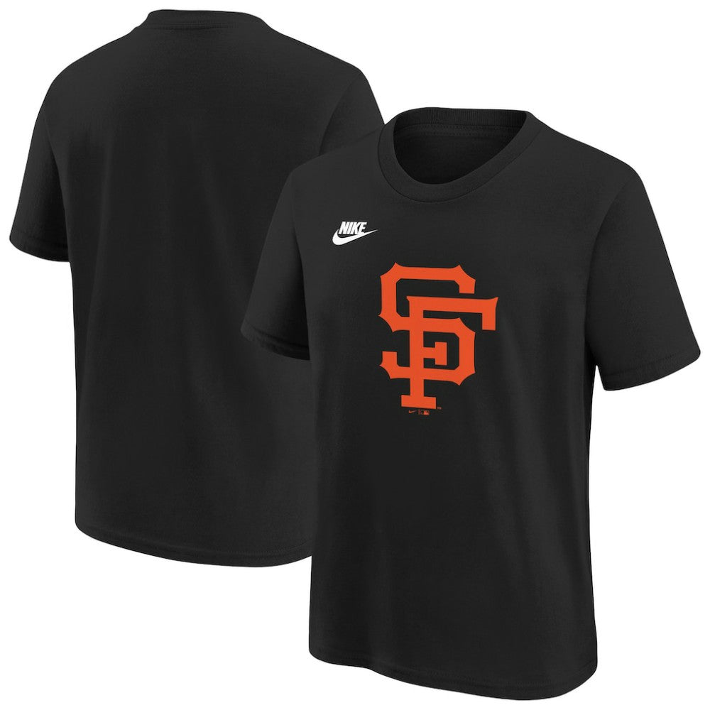 San Francisco Giants Nike Youth Team Logo T-Shirt - Black - Nike Sale