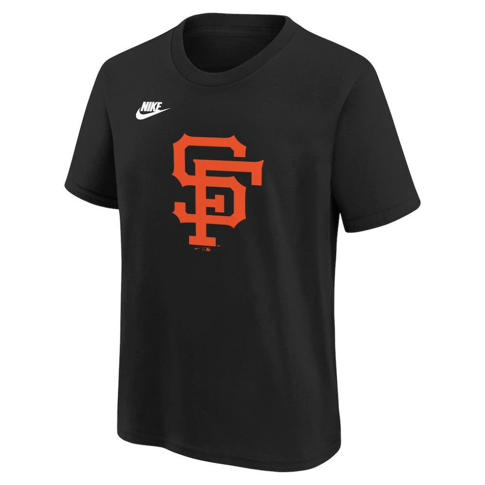 San Francisco Giants Nike Youth Team Logo T-Shirt - Black - Nike Sale