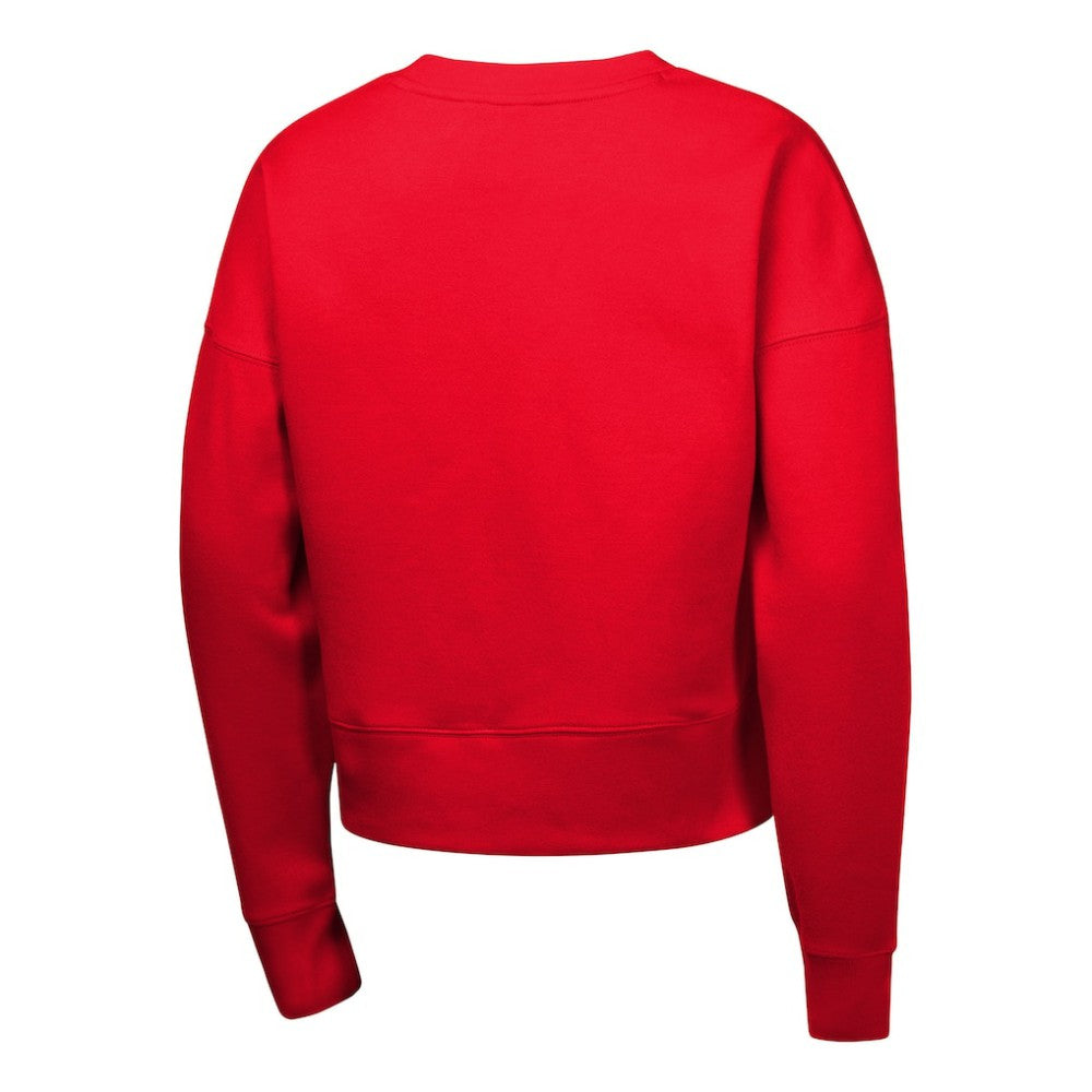 Atlanta Braves Nike Girls Youth Fleece Sweatshirt - Red - Nike Sale