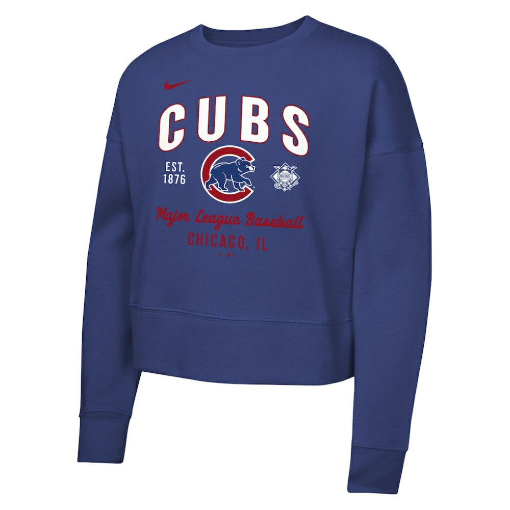 Chicago Cubs Nike Girls Youth Fleece Sweatshirt - Royal - Nike Sale
