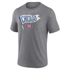 Chicago Cubs Hometown Collection Those Cubbies Tri-Blend T-Shirt - Heather Gray - MLB Discount