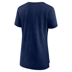 Cleveland Guardians Women's Practice Time Tri-Blend T-Shirt - Navy - MLB Sale