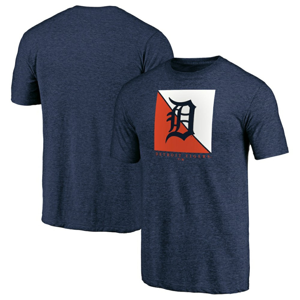Detroit Tigers Pregame Vibe Tri-Blend T-Shirt - Navy - MLB Lifestyle