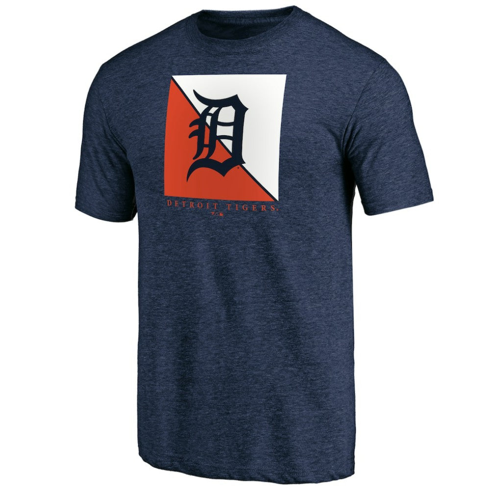 Detroit Tigers Pregame Vibe Tri-Blend T-Shirt - Navy - MLB Lifestyle