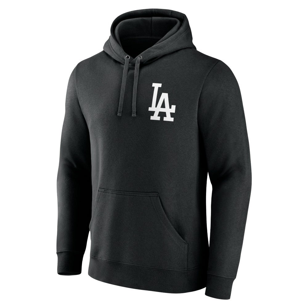 Freddie Freeman Los Angeles Dodgers Mister Cartoon Name & Number Pullover Hoodie - Black - MLB Lifestyle