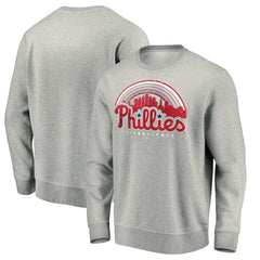 Philadelphia Phillies Heater Pullover Sweatshirt - Gray - MLB Lifestyle