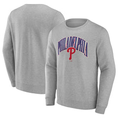 Philadelphia Phillies Arch Pullover Sweatshirt - Gray - MLB Sale