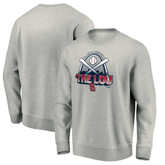 St. Louis Cardinals Heater Pullover Sweatshirt - Gray - MLB Online