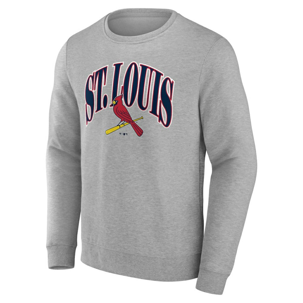 St. Louis Cardinals Arch Pullover Sweatshirt - Gray - MLB Sale