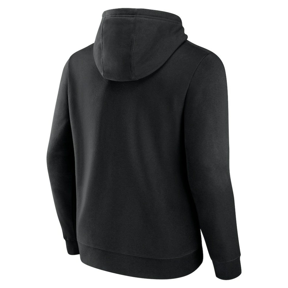 Anaheim Ducks Fanatics Wordmark Logo Fleece Pullover Hoodie - Black - NHL 201915604