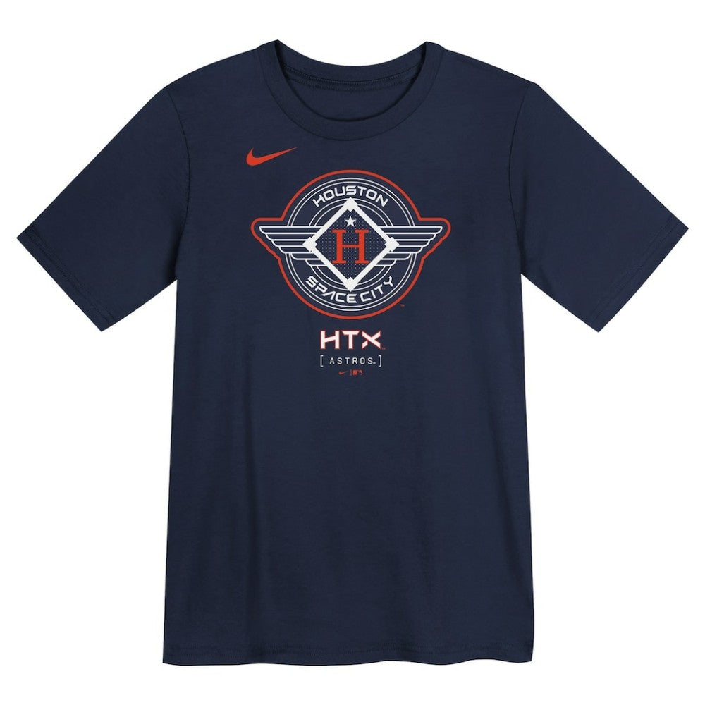 Houston Astros Nike Preschool 2025 City Connect T-Shirt - Navy - Nike Lifestyle