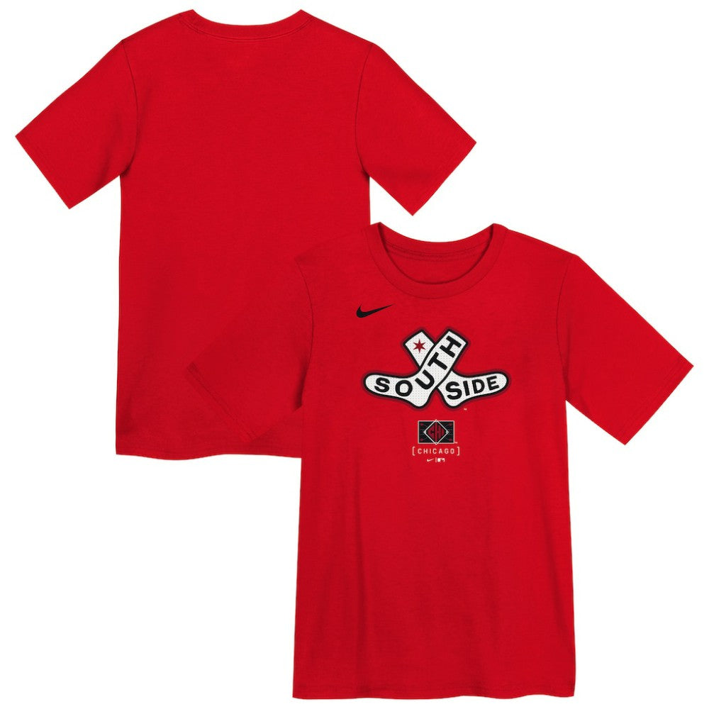 Chicago White Sox Nike Preschool 2025 City Connect Logo T-Shirt - Red - Nike Lifestyle