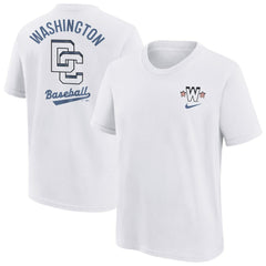 Washington Nationals Nike Youth 2025 City Connect T-Shirt - White - Nike on Sale